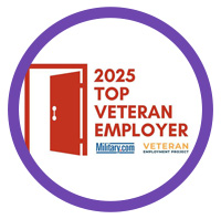 Top Veteran Employers 2025 announcement poster
