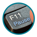 Pause button in the keyboard
