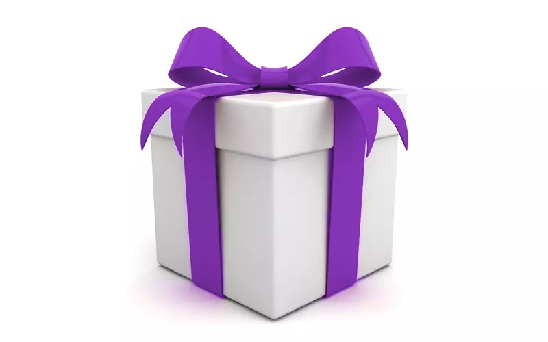 The Full Package - a package wrapped with ribbon