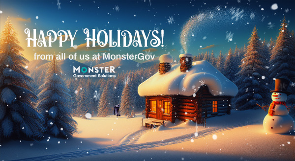Happy holidays banner