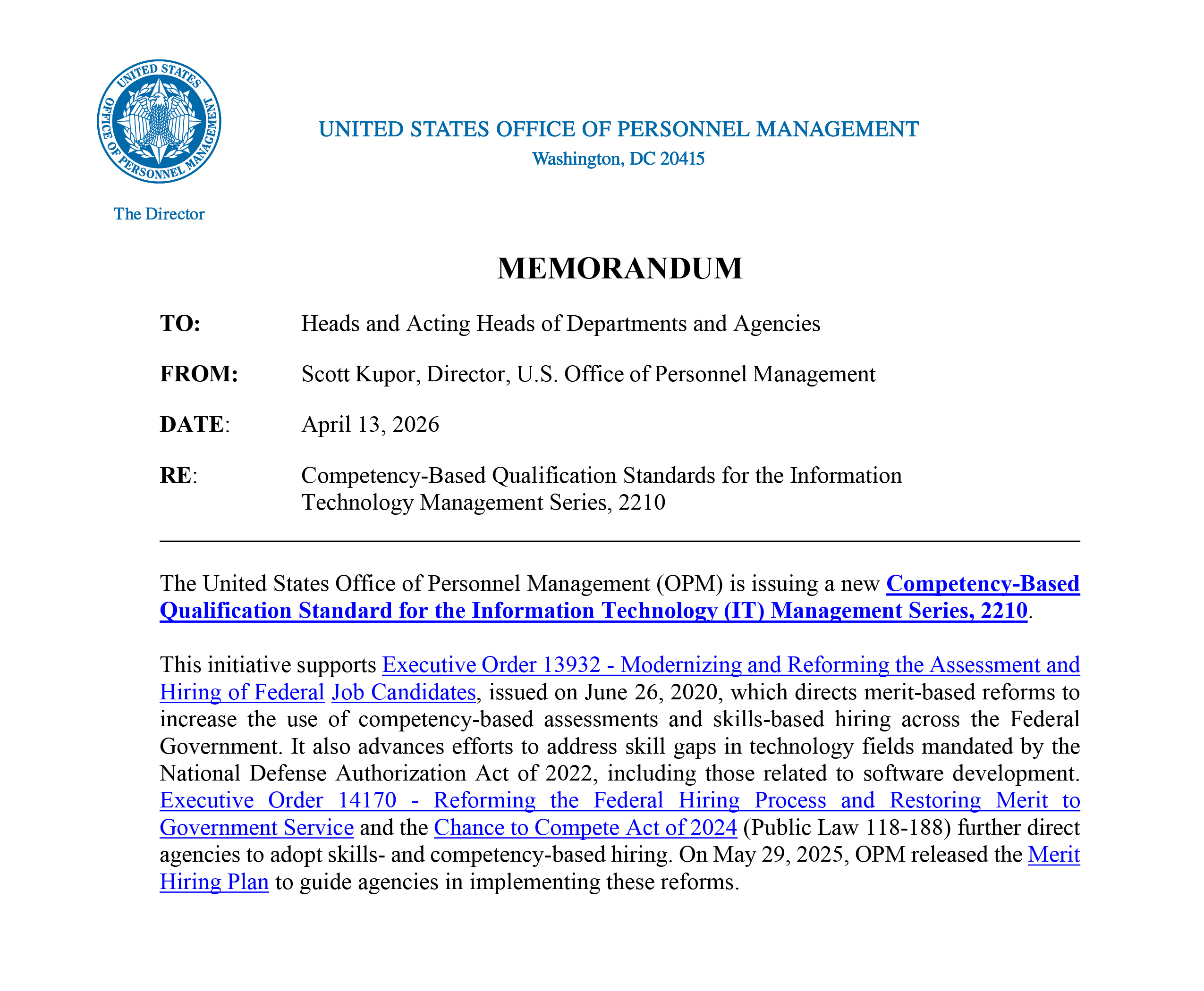 it-2210-competency-based-qualifications-agency-memo-4-13-2026 cover